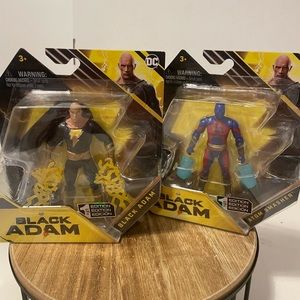 Black Adam 1st edition Dc action figures new bundle